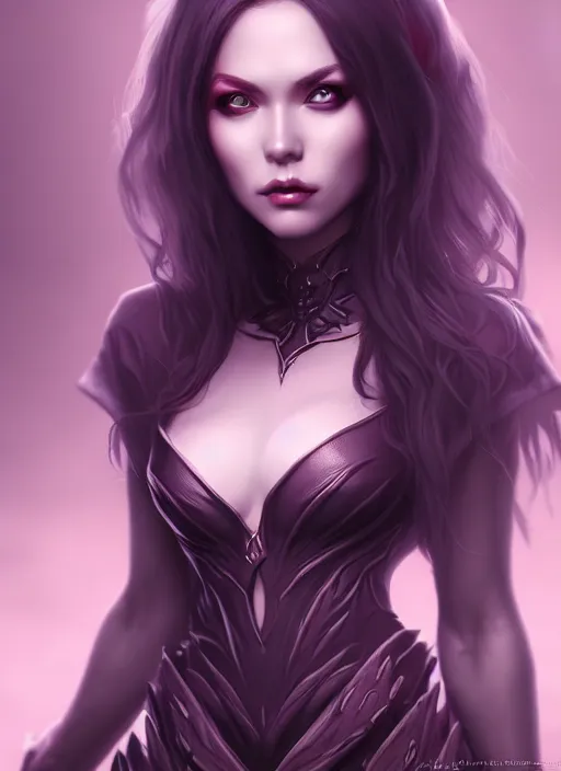 Image similar to queen of darkness, highly detailed, artgerm style, artstation, soft light, sharp focus, illustration, character design, concept art