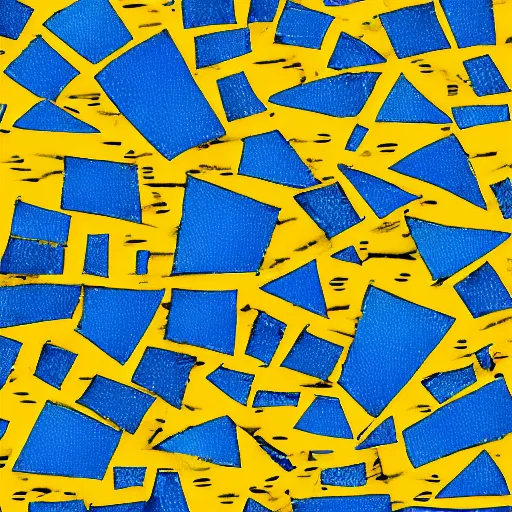 Prompt: abstract blue and yellow background