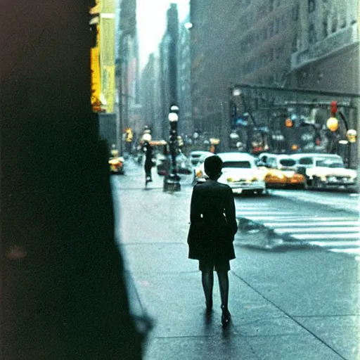 Image similar to new York daydream by Saul Leiter