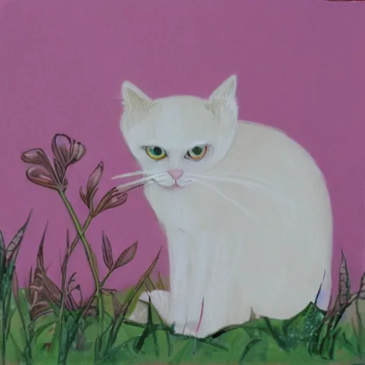Image similar to pale pink cat