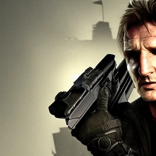 Prompt: Liam Neeson as Sam Fisher