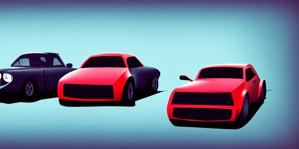 Prompt: mashup concept of two cars as one. No background, concept art style.