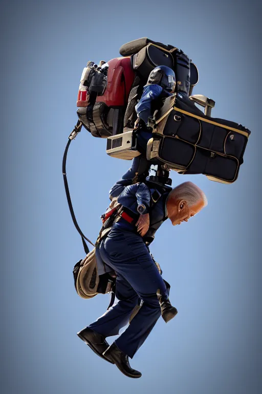 Prompt: joe biden flying with jet pack, hdr, d n d, photorealistic, cinematic, smooth, 4 k, aesthetic lighting, baroque object, sharp focus, hyperdetailed, featured face details, tumblr trending, with small object details, winning pullitzer award photo by : canon eos 5 d mark iv, by karah mew and adnan abidi and jodie bateman