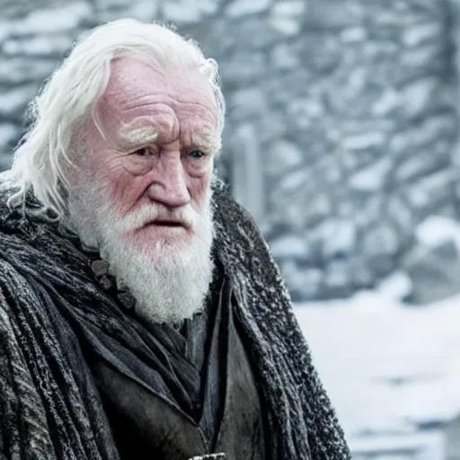 Image similar to sir richard harris as professor albus dumbledore in game of thrones