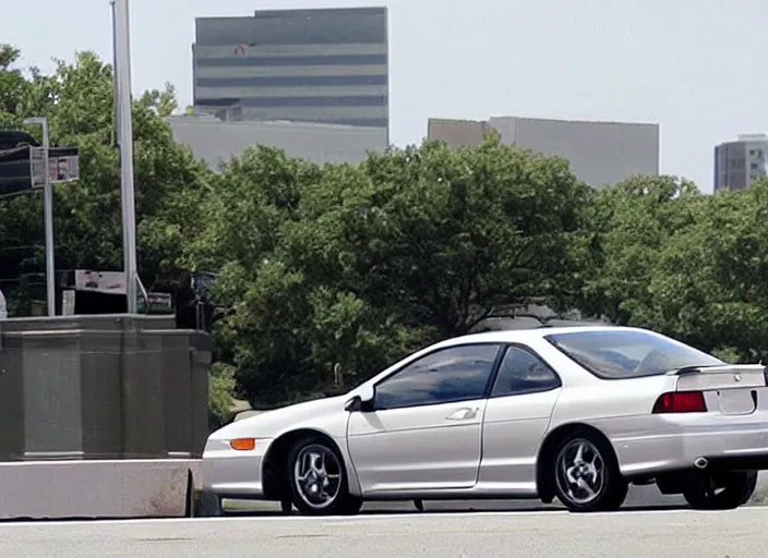 Image similar to DC2 Acura Integra Type R driving though office. The Office tv show 2005 scene still frame