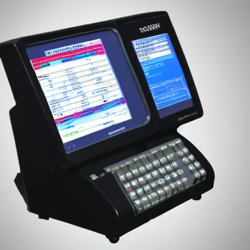 Prompt: computer cash register hybrid