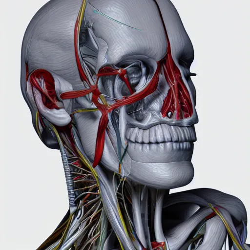 Image similar to map of the human body, biomechanics, award-winning, trending on artstation, photorealistic