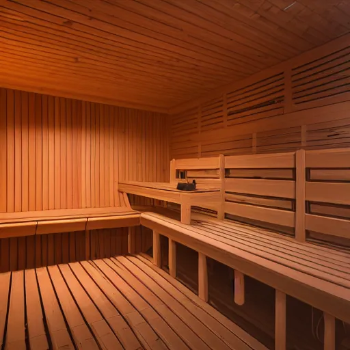 Image similar to panorama of a sauna