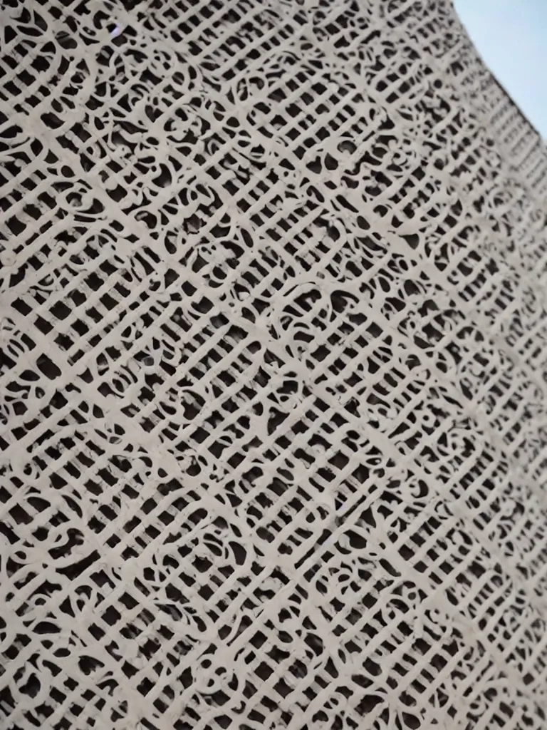 Prompt: beautiful and intricate latticework, masterwork, lattice