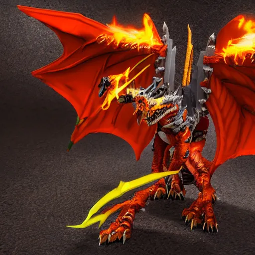 Prompt: 8 k deathwing dragon