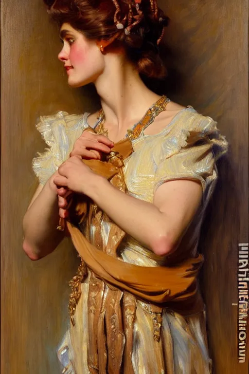 Image similar to highly detailed painting by gaston bussiere, j. c. leyendecker 8 k