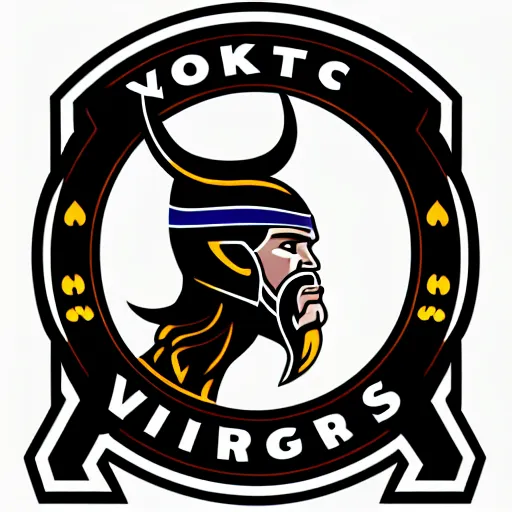 Image similar to sports logo detailed vector vikings