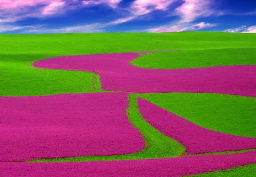 Image similar to Bliss famous wallpaper from Windows XP