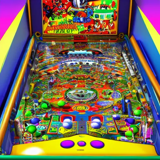 Image similar to katamari damacy pinball playfield