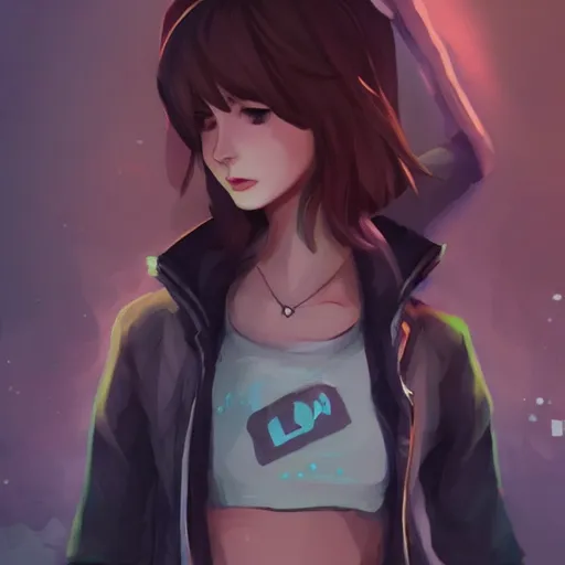 Prompt: Max Caulfield as a League of Legends champion