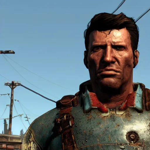 Prompt: rodd howard in fallout 4