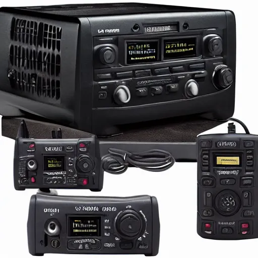 Image similar to dog talking on yaesu ft - 9 5 0 radio, ham radio, yaesu, icom, kenwood, noir, 4 k