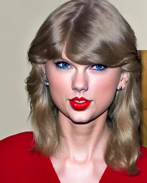 Image similar to a combination of taylor swift and putin