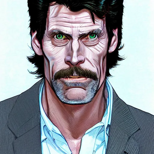 Image similar to kevin conroy , highly detailed , portrait