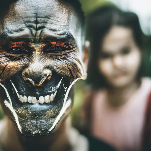 Prompt: portrait photo still of aaah real monsters real life, 8 k, 8 5 mm f 1. 8