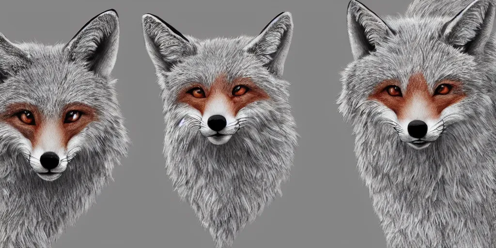 Image similar to hyperrealistic photography of a highly detailed and symmetrical gorgeous very beautiful foxes, wolves, and dogs, in the style of livio scarpella, beth cavener, jin kagetsu, face symmetry, masterpiece, award - winning, sharp focus, intricate concept art, ambient lighting, 8 k, artstation