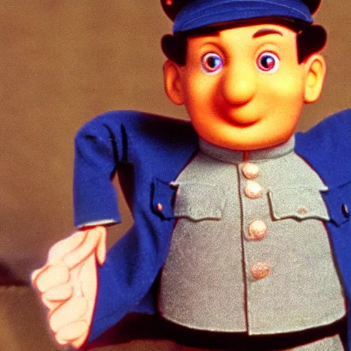 Image similar to herman goering in postman pat