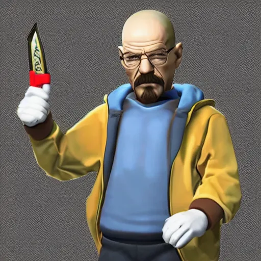 Image similar to walter white added in super smash bros