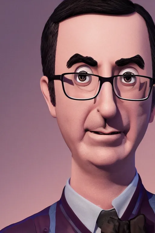 Image similar to john oliver, tom of finland, dreamworks pixar octane render