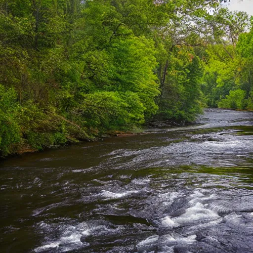 Prompt: cahaba river alabama,