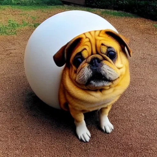 Prompt: spherical dog