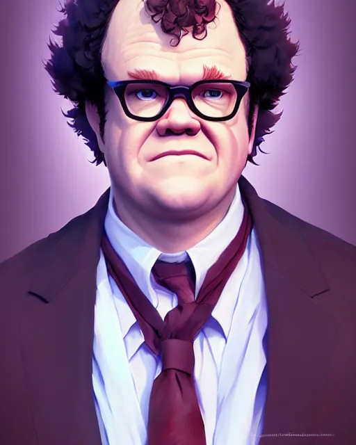 Image similar to john c. reilly as dr. steve brule, portrait shinkai makoto studio ghibli studio key hideaki anno sakimichan stanley artgerm lau rossdraws james jean marc simonetti elegant highly detailed digital painting artstation pixiv