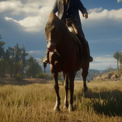 Image similar to Film still of Zeus, from Red Dead Redemption 2 (2018 video game)