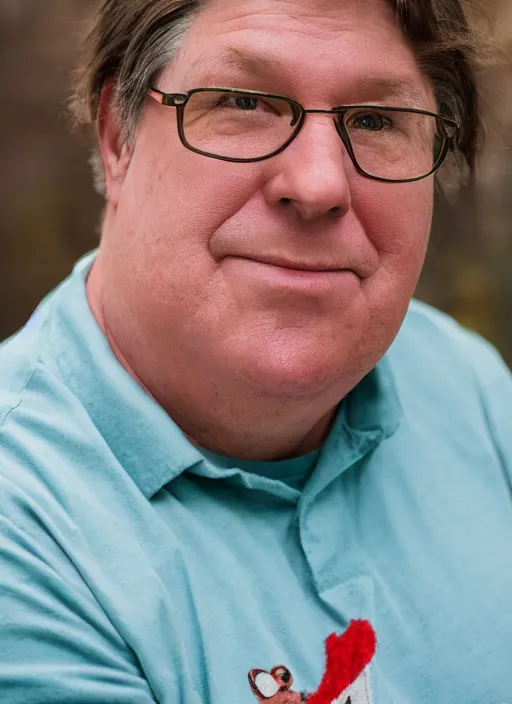 Prompt: portrait photo still of real life peter griffen, 8 k, 8 5 mm, f. 1 4