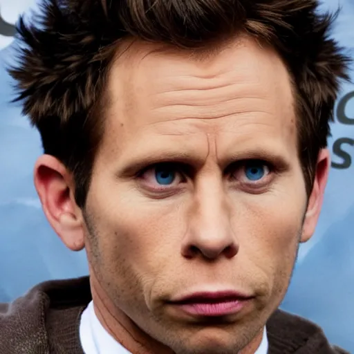 Image similar to dennis reynolds staring menacing into the camera