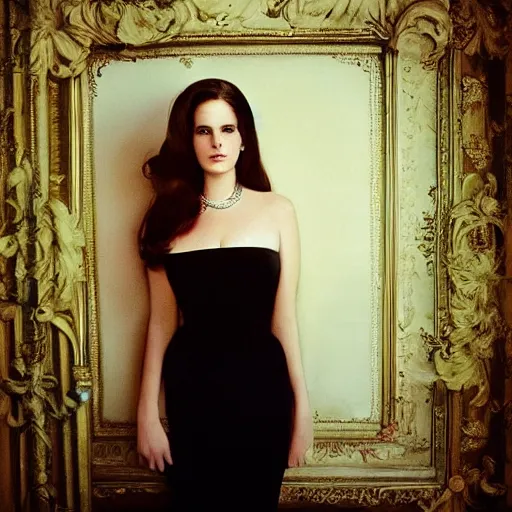 Image similar to stunning portrait of lana del rey by anne leibovitz