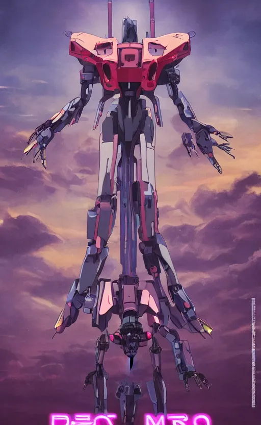 Image similar to movie poster of < 3 d huge mecha > with a < full mechanical guitar >, in the style of < neon genesis evangelion >, 3 d anime, arcane style, retropunk, steampunk, high resolution, 4 k, retrofuturism, by ghibli and < simon stalenhag >