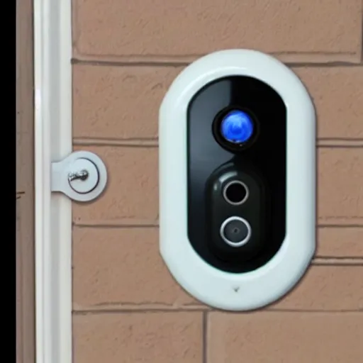 ring doorbell footage of an alien | Stable Diffusion