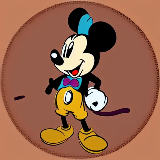 Image similar to steampunk Micky mouse