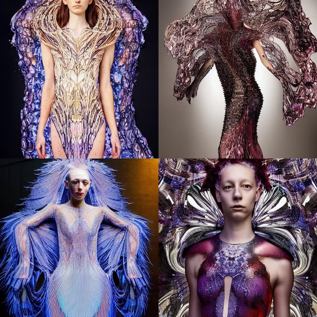 Thierry | Chimère OpenArt La | Diffusion Mugler 1997-1998, Stable by Autumn/Winter