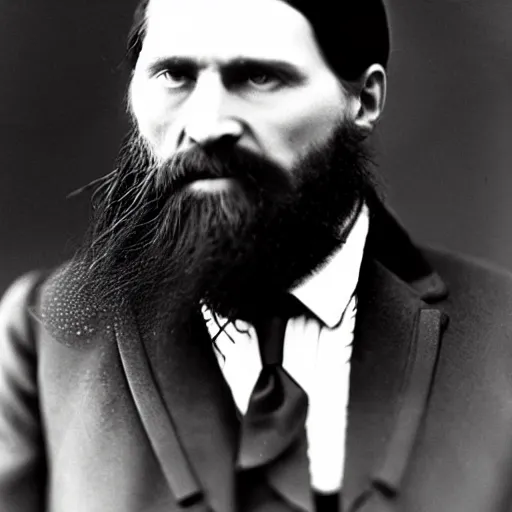 Image similar to Ra ra Rasputin Lover of the Russian queen There was a cat that really was gone Ra ra Rasputin Russia's greatest love machine It was a shame how he carried on