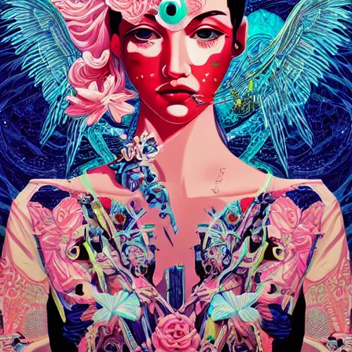 Image similar to Tristan Eaton, victo ngai, artgerm, Perfect princess