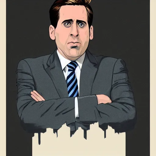 Image similar to michael scott by sutherland, graham