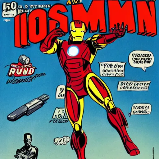 Image similar to a 5 0's iron man