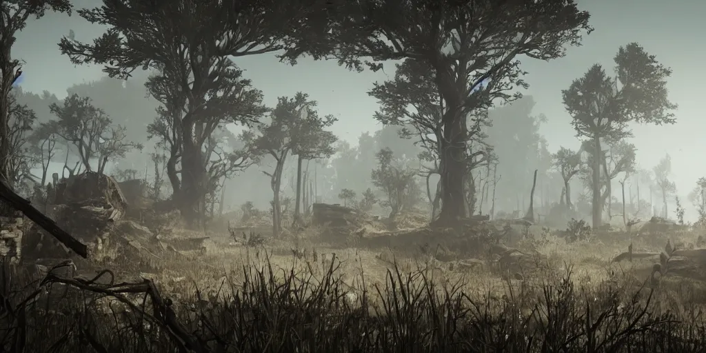 Image similar to hunt showdown landscape structure