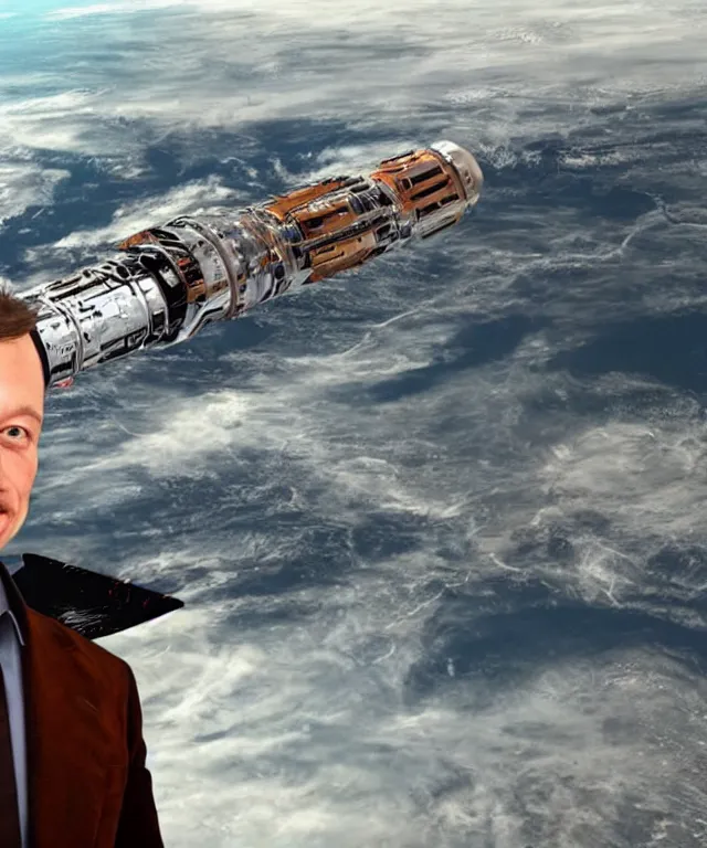 Image similar to artistic impression of elon tusk