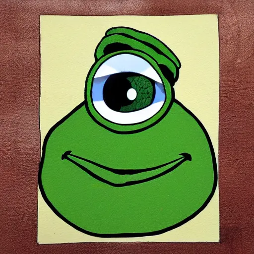 Image similar to pepe the frog