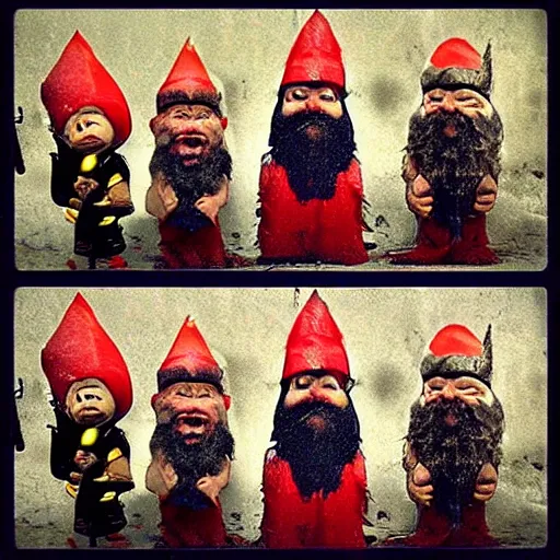 Image similar to “ axe wielding demonic gnomes ”