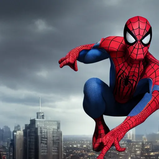 Image similar to A photo of an live-action animated SpiderMan movie starring emma watson. Emma watson face reveal. rendered in Unreal Engine, 8K concept art, detailed, cohesive, mixed media, volumetric lighting, ambient occlusion, 8K 3D, shot on Kodak Ektar
