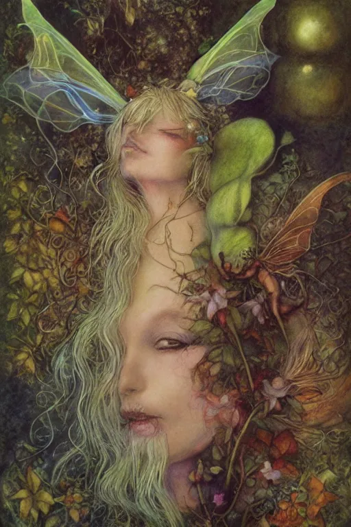 Image similar to a faerie by brian froud