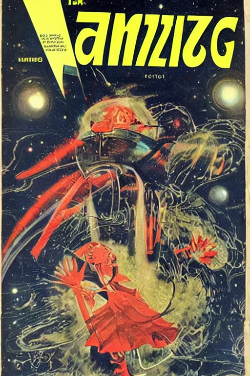 Image similar to 1971 cover design for Amazing Stories magazine